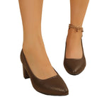 Damen Elegante und bequeme Pumps mit Blockabsatz R&B