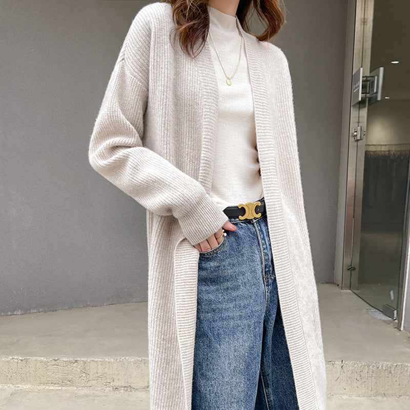 Damen Strickcardigan mit lässigem Schnitt und praktischen Taschen R&B