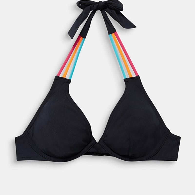Damen Triangel-Bikini mit bunten verstellbaren Trägern R&B