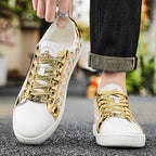 Damen Modische Elegante Sneakers mit edlen Details R&B