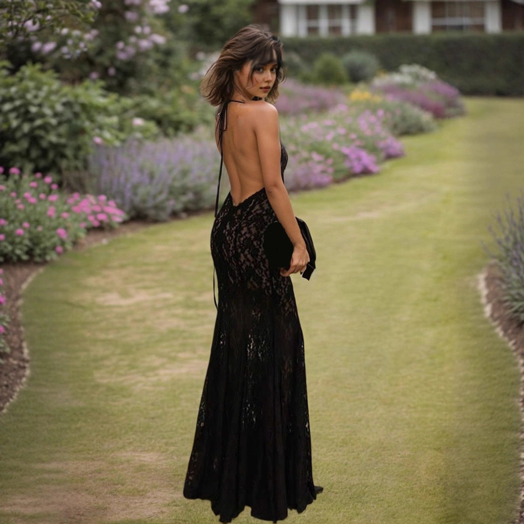 Damen Elegantes Langarmkleid mit asymmetrischer Drapierung R&B