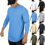 Herren Langarmshirt mit innovativem Schnitt und atmungsaktiver Struktur R&B