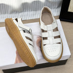 Damen bequeme Freizeitschuhe mit verstellbaren Riemen