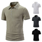 Herren Polohemd mit strukturiertem Design