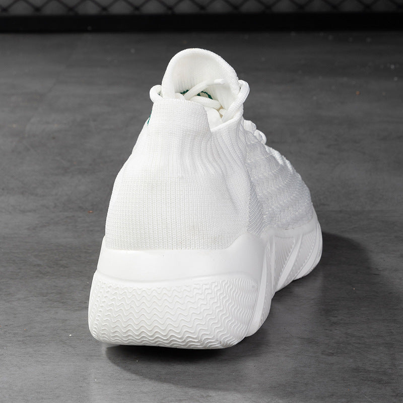 Damen Sportliche Strick-Sneaker mit rutschfester Sohle und einzigartigem Farbdesign