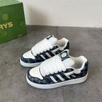 Damen Sportliche Sneakers im modernen Patchwork-Design