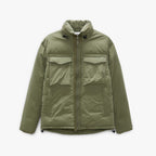 Herren lässige Outdoorjacke mit abnehmbarer Kapuze und großzügigen Taschen Hedi-Mode