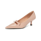 Damen elegante High Heels mit modischem Schleifenakzent