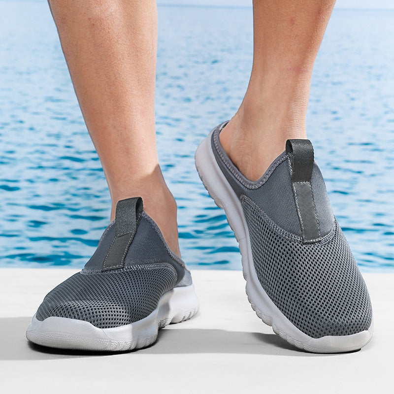Damen nan leichte Schnelltrocknende Strand- und Pool-Slipper aus atmungsaktivem Wabenmesh mit flexibler profilierter Leichtsohle R&B