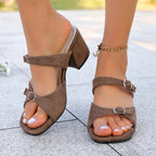 Damen Riemchen-Pumps mit komfortablem Blockabsatz R&B