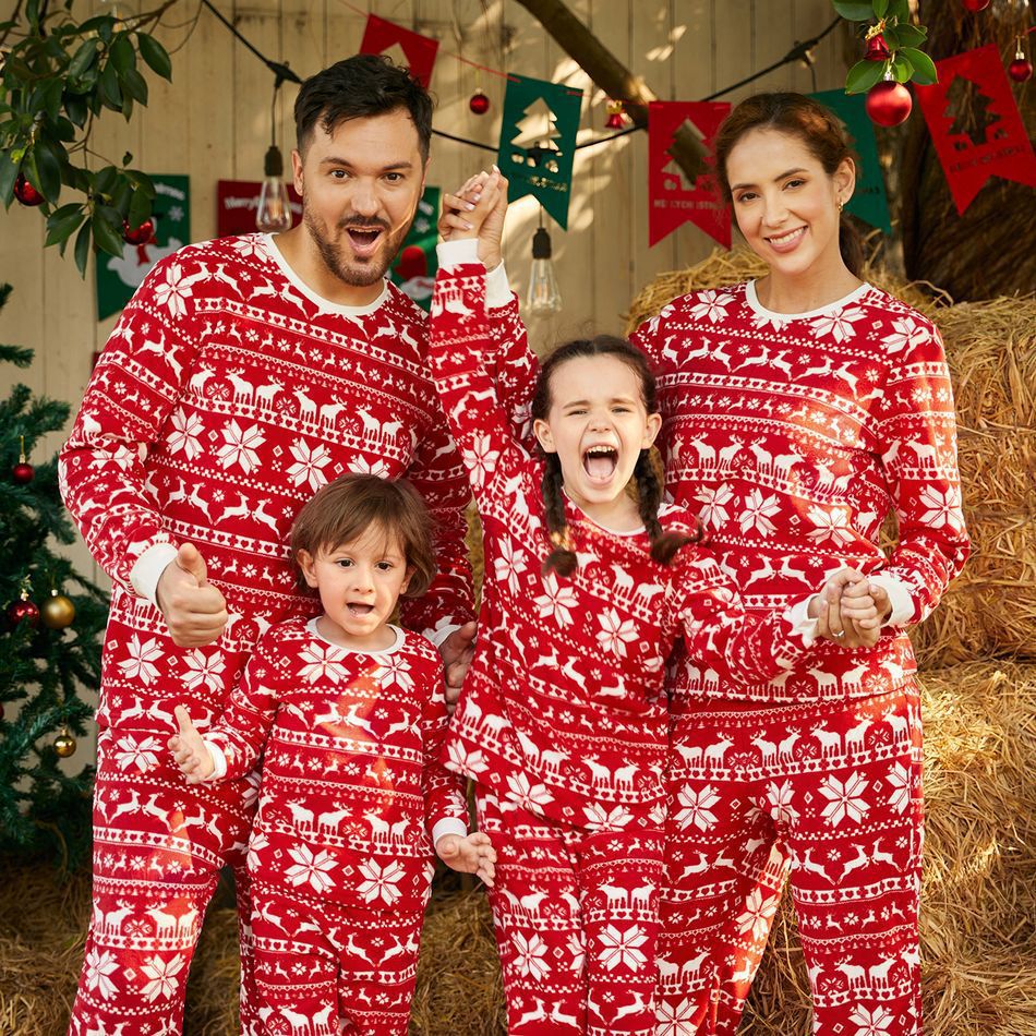 R&B | Weihnachtsplätzchen Weihnachts-Pyjama rot Damen