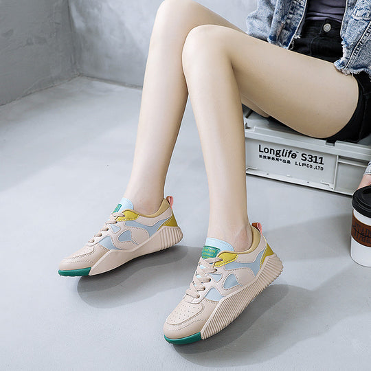 Damen modische Sneaker mit atmungsaktiver Oberflächenstruktur und rutschfester Sohle R&B