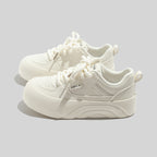 Damen Modische Komfort-Sneaker mit extrahoher Sohle