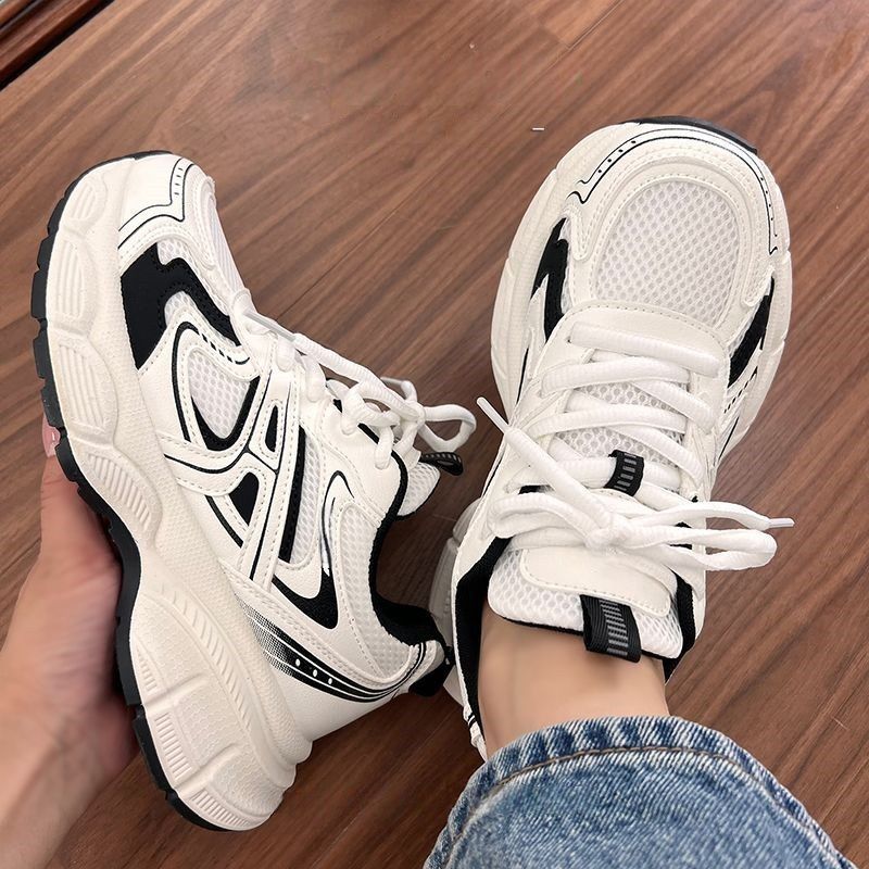 Damen Sportliche Sneakers mit atmungsaktivem Obermaterial und dämpfender Sohle