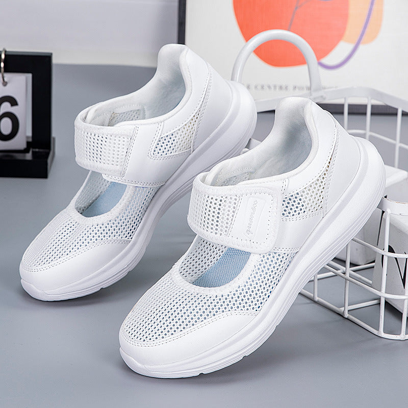 Damen Sportliche Slip-On Sneakers mit atmungsaktivem Netzdesign R&B