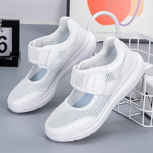 Damen Sportliche Slip-On Sneakers mit atmungsaktivem Netzdesign R&B