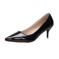 Damen Elegante Pumps mit spitzem Zehenbereich und glänzender Oberfläche R&B