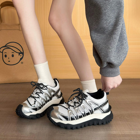 Damen sportliche Multifunktions-Sneaker mit rutschfester Sohle R&B