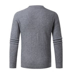 Damen gestreifte Strickjacke mit modischem Schnitt und praktischen Taschen R&B