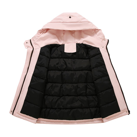 Damen Sportliche und funktionale Outdoor-Jacke mit Kapuze und zahlreichen Taschen R&B