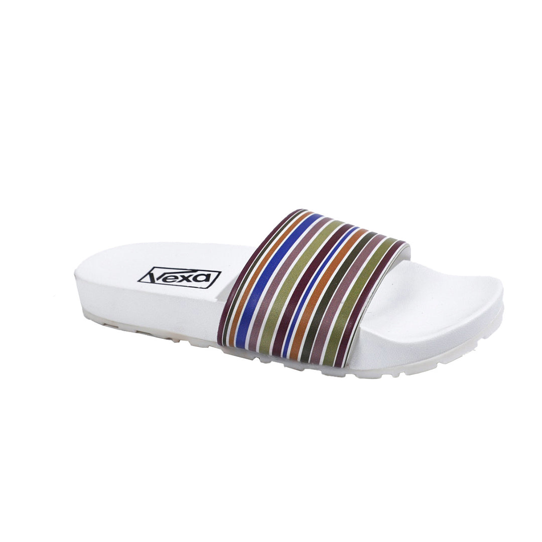 Damen modische Badeschuhe mit buntem Design R&B