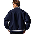 Herren Collegejacke mit elastischen Bündchen und hochwertiger Verarbeitung R&B