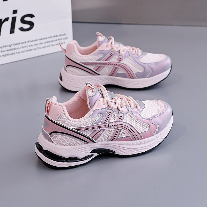 Damen Sportliche Sneakers mit dynamischer Mesh-Oberfläche und stoßdämpfender Sohle R&B