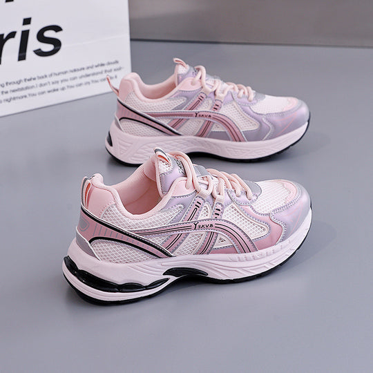 Damen Sportliche Sneakers mit dynamischer Mesh-Oberfläche und stoßdämpfender Sohle R&B