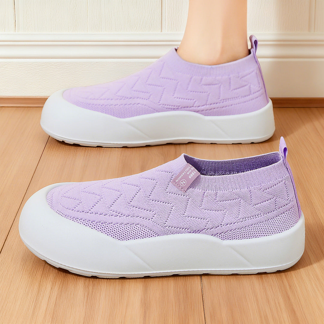 Damen Atmungsaktive Sneaker mit flexiblem Strickdesign R&B