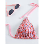 Damen Blumiger Triangel-Bikini R&B