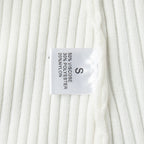 Damen sportlicher Strickpullover mit hohem Kragen R&B