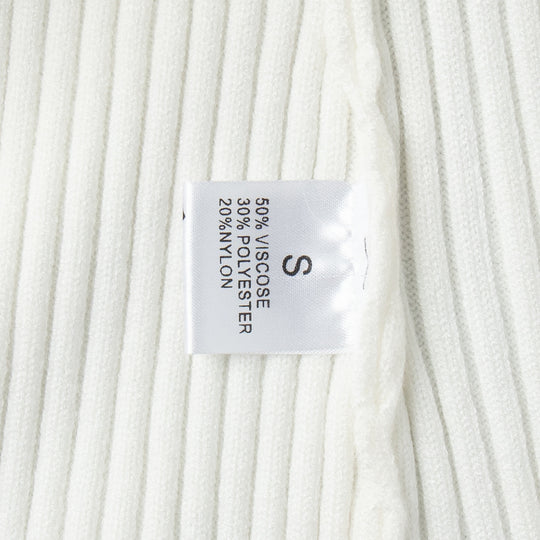 Damen sportlicher Strickpullover mit hohem Kragen R&B