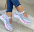 Damen Bequeme und atmungsaktive Sneakers mit verstellbarem Riemen R&B