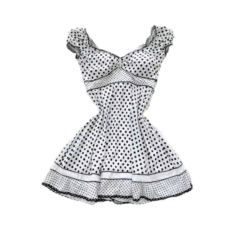 Damen Wickelkleid mit Rüschen und Karomuster R&B