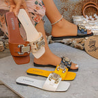 Damen Riemchen-Sandalen mit funkelnden Schmuckdetails R&B