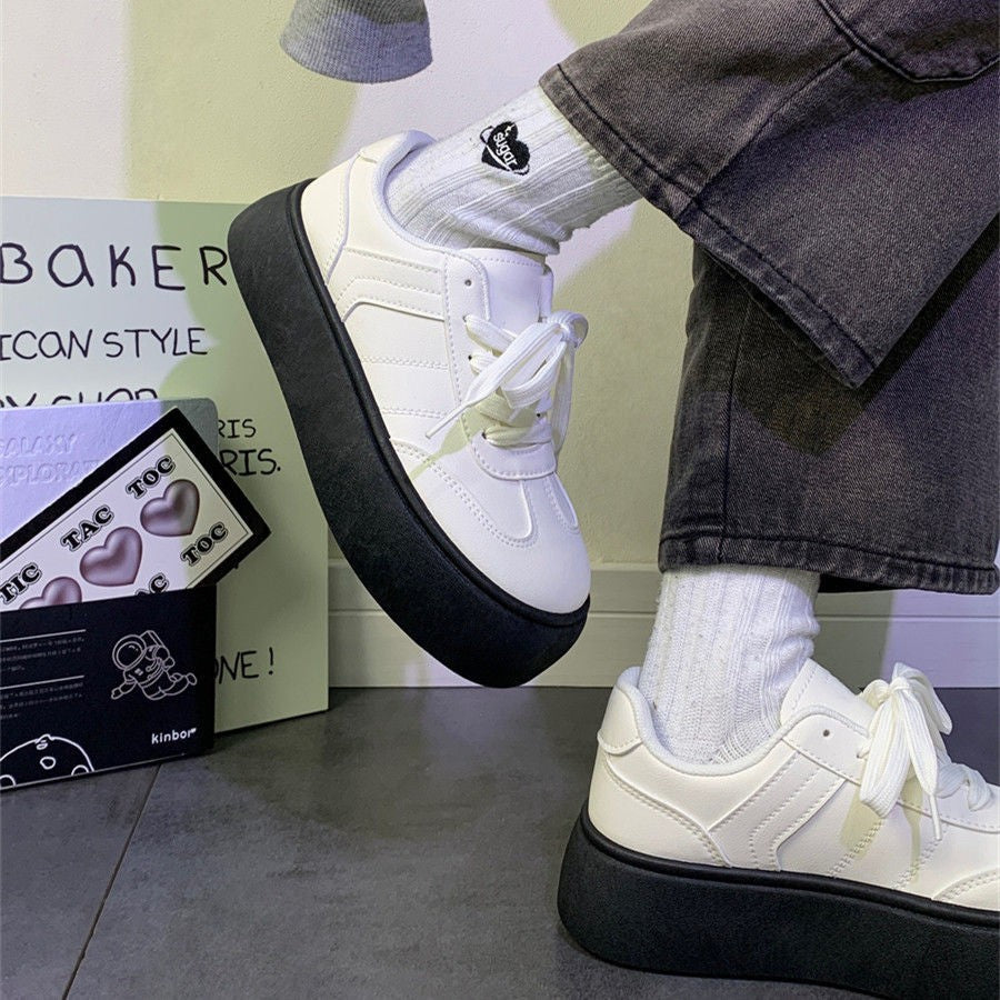 Damen Sportliche Plateausneaker mit modernem Design und rutschfester Sohle R&B