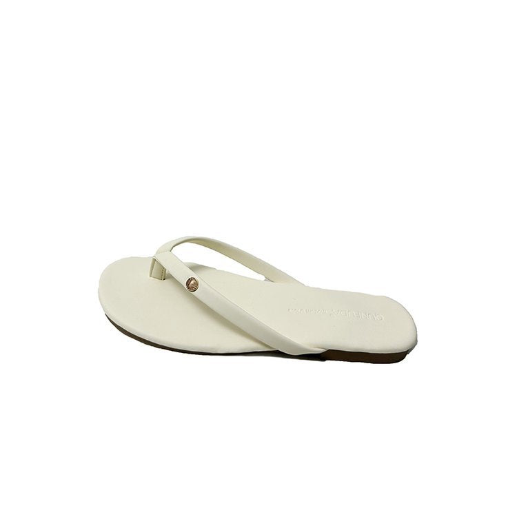Damen Flip-Flops mit minimalistischer Riemenführung und bequemem Fußbett R&B