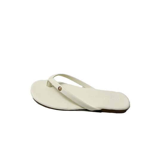Damen Flip-Flops mit minimalistischer Riemenführung und bequemem Fußbett R&B