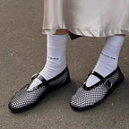 Damen Netzschuhe mit verstellbarem Riemchen und rutschfester Sohle EB