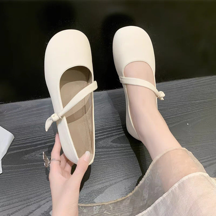 Damen elegante Ballerinas mit modischem Schleifendetail und komfortabler Innensohle R&B