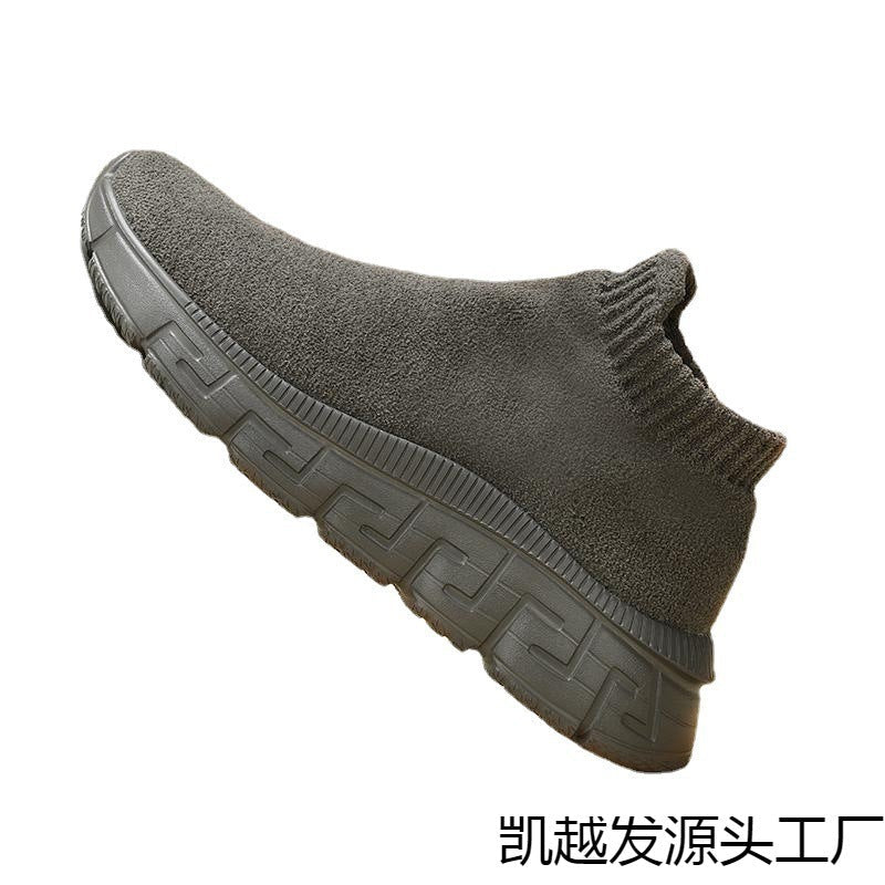 Damen Bequeme Stretch-Sneaker mit hochgezogenen Fersenpolstern R&B