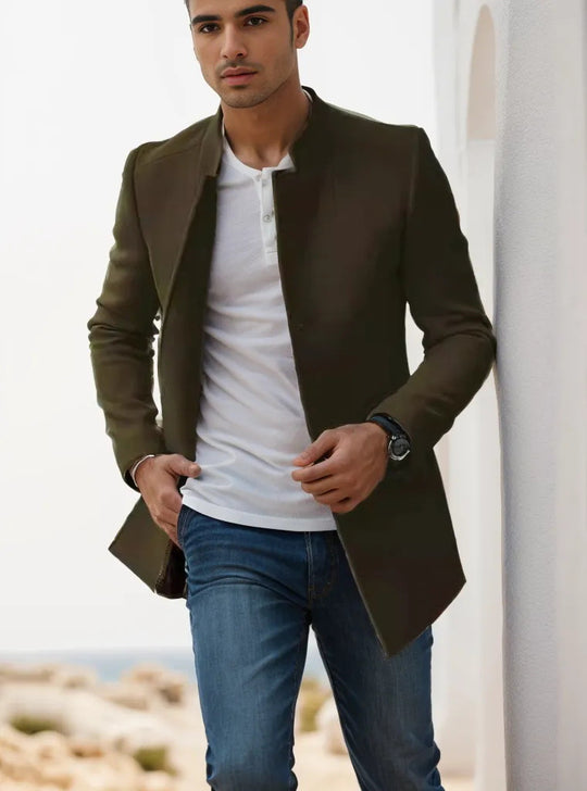 Herren modischer Steppblazer R&B