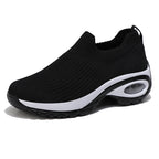 Damen Bequeme Sneakers mit elastischem Strickoberteil und Luftpolstertechnologie R&B