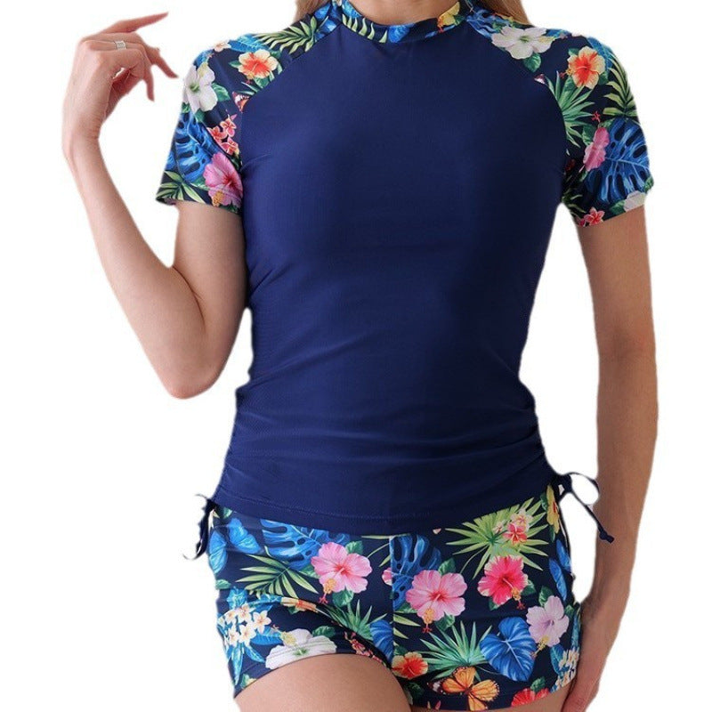 Damen Surf-Anzug mit floralem Design und modischen Akzenten R&B