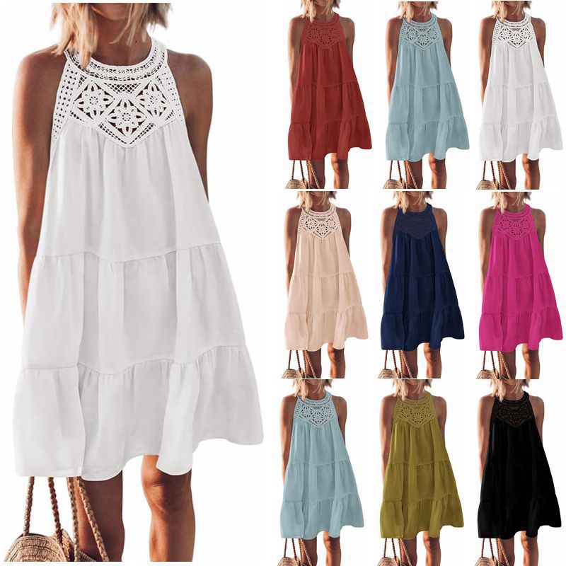 Damen Sommerliches Maxikleid R&B