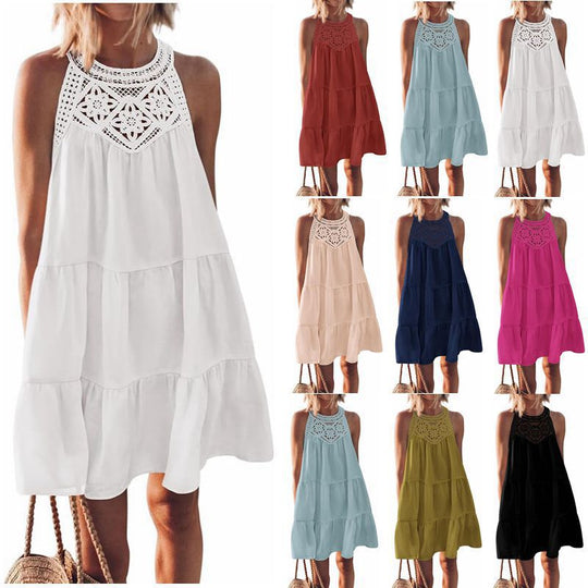 Damen Sommerliches Maxikleid R&B