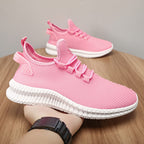Damen Leichte und atmungsaktive Sneakers mit flexiblem Mesh-Obermaterial R&B
