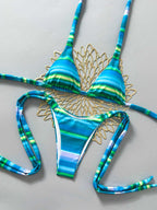 Damen Triangel-Bikini mit verstellbaren Bändern R&B