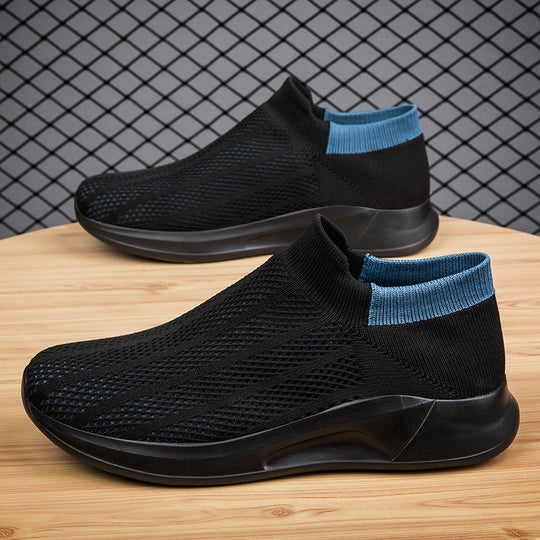 Damen Atmungsaktive Stricksneaker mit elastischem Schaft R&B