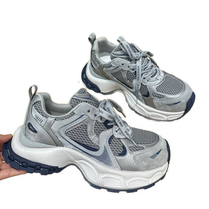 Damen sportliche Sneakers mit innovativem Sohlenprofil und atmungsaktivem Mesh-Obermaterial R&B